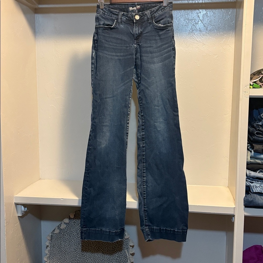 Dark Blue Flared Jeans